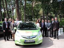 Océane et son copilote JF Vincent 9ème au Rallye Monte Carlo des Energies Alternatives sous les couleurs du TEAM HONDA PERISSOUD